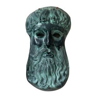 Thracian‎ King Seuthes Terracotta Face Sculpure Made in Greece